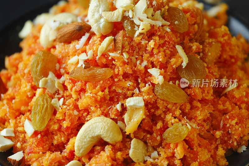 自制胡萝卜布丁/Gajar Halwa/印度甜点